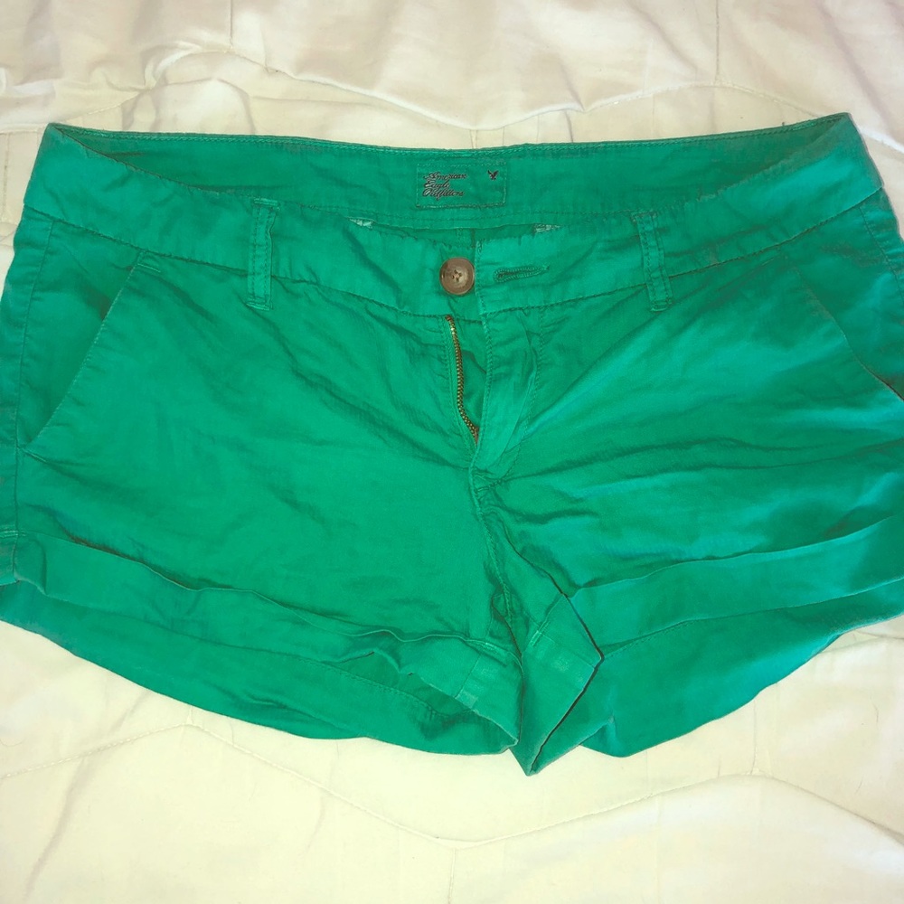 American Eagle Green Shorts